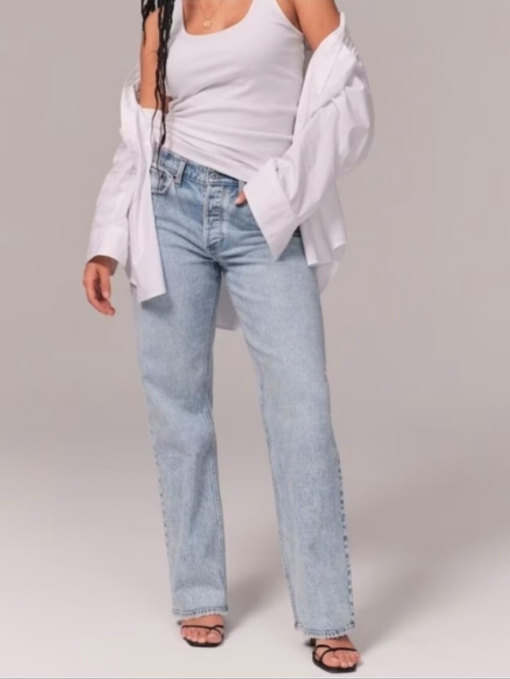 Abercrombie & Fitch The 90s Baggy Low Rise Jean Size 25/0S